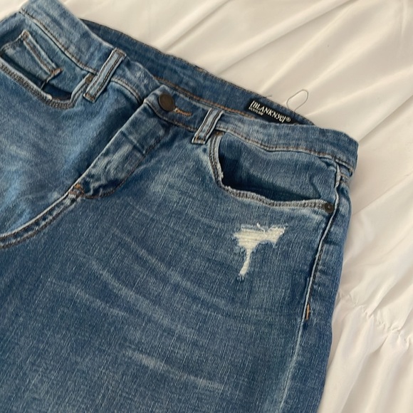 Blank NYC kick flare distressed jeans - Picture 6 of 8